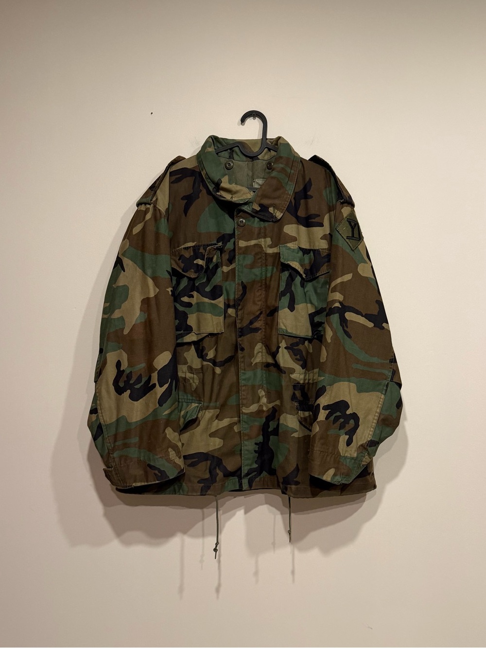U.S. Army Woodland Camo Field Jacket - Green/Brown/Black